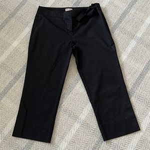 Elevenses Black Crops in Size 4